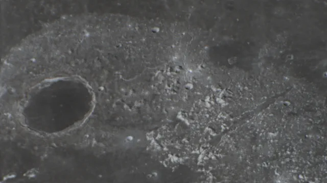 Moon with Valley Alpine